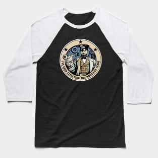 Jules Verne Steampunk Baseball T-Shirt